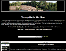 Tablet Screenshot of moosegal.com